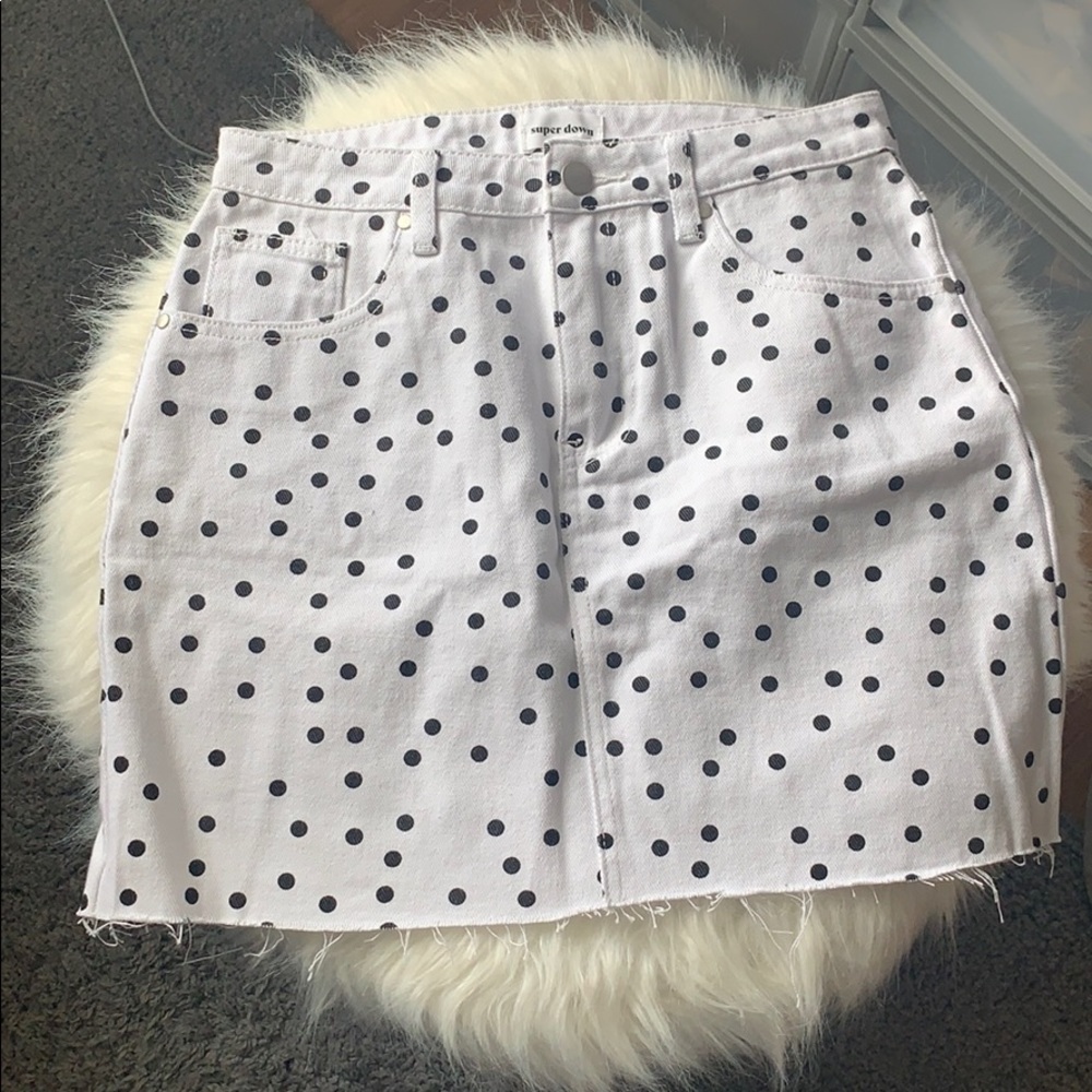 Super Down Mini Skirt